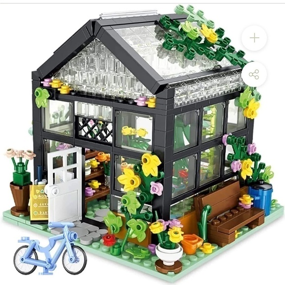 General Jim’s Toys & Bricks botanical greenhouse connecting brick set - Picture 5 of 11